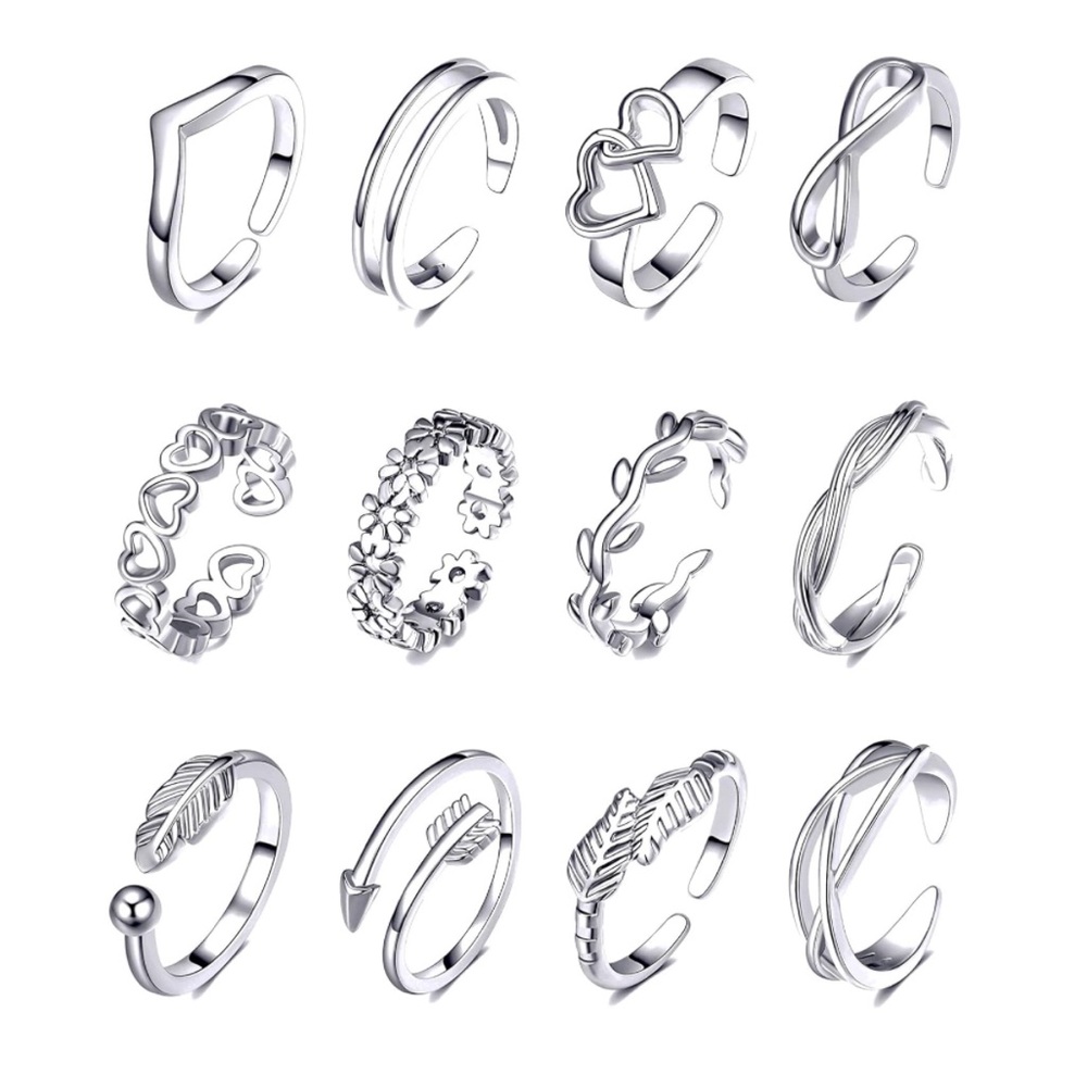 Modern Vintage Toe Rings
